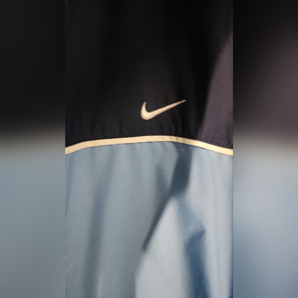 Vintage Y2K Nike Men's Blue and Light Blue Jacket size L - Picture 4 of 5